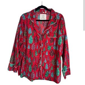 PrintFresh Twinkling Trees PajamaTop